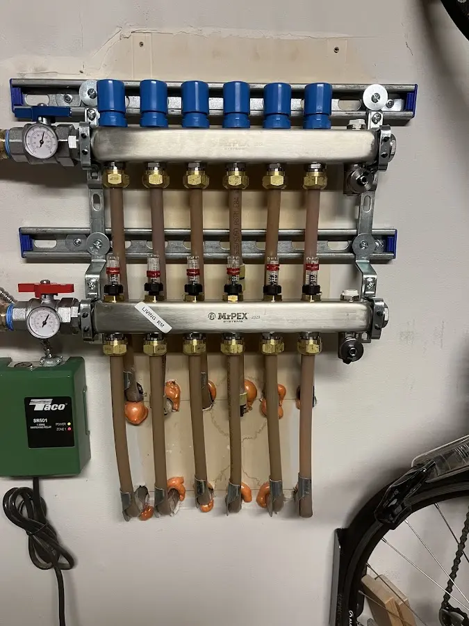 Plumber performing Leak Detection at a residential property in Dimmitt